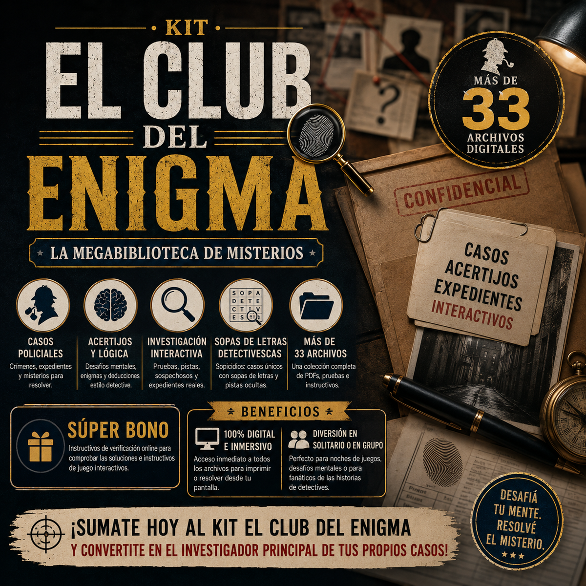 Kit El Club del Enigma
