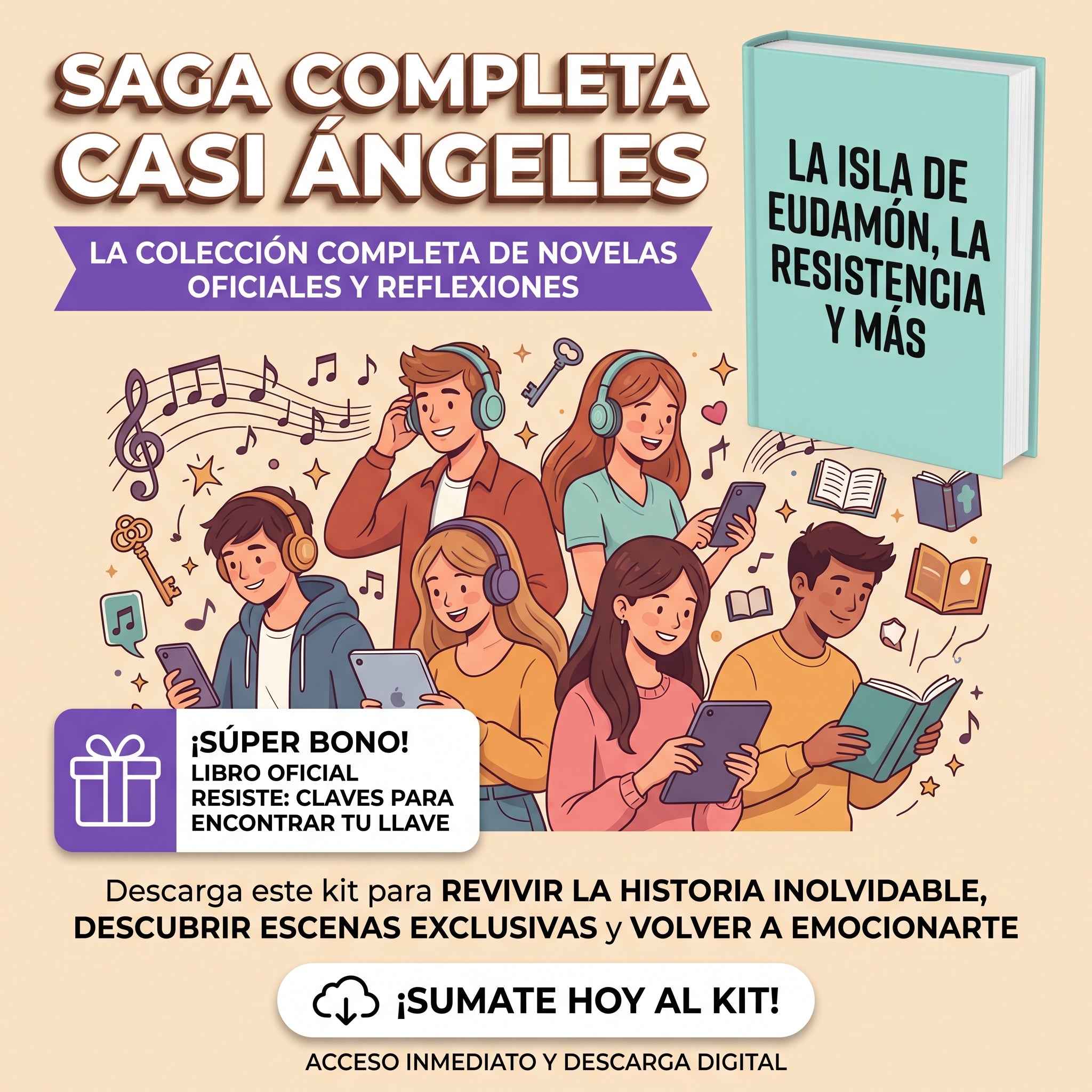 Saga Completa Casi Ángeles