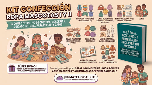 Kit Confección Ropa Mascotas I y II