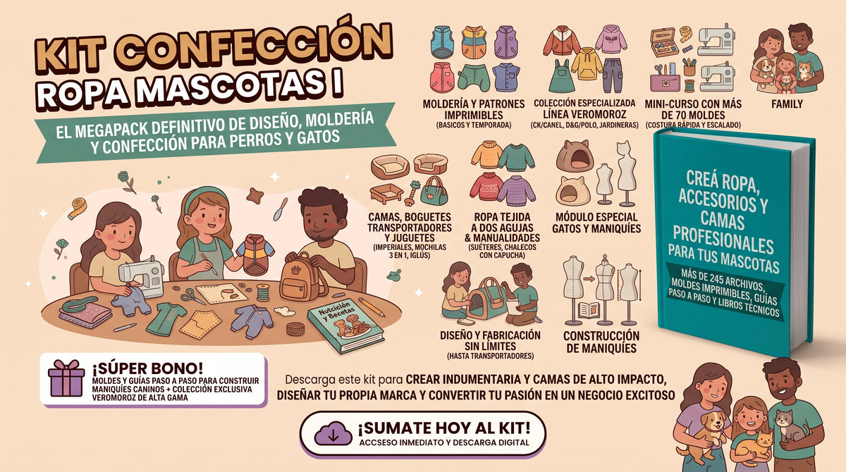 Kit Confección Ropa Mascotas I