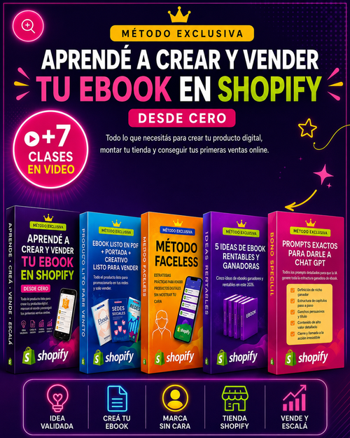 CREA TU EBOOK EN SHOPIFY